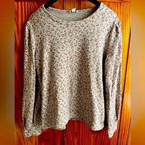 J Crew 60 cotton/40 Polyester sweatshirt.